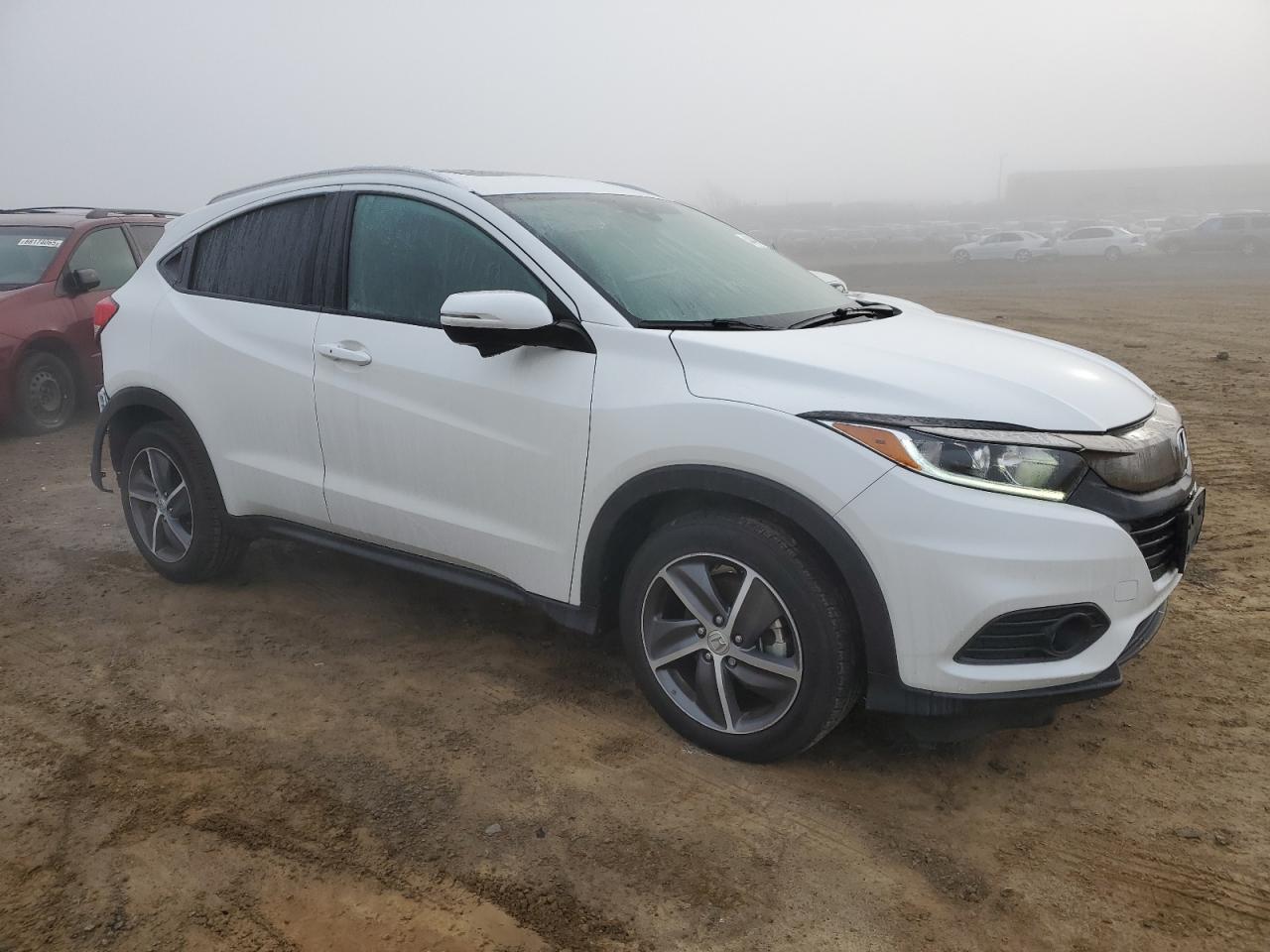 2021 Honda HR-V VIN 3CZRU5H56MM732266 Copart auction photo, side / rear end damage thumbnail 4