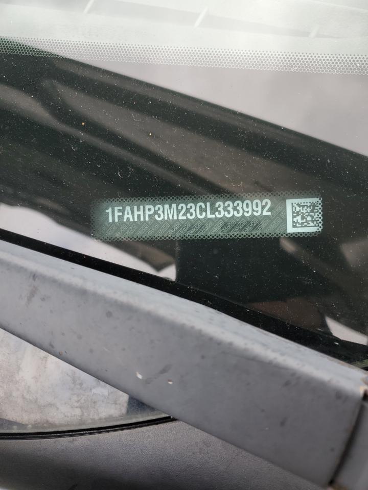 2012 Ford Focus VIN 1FAHP3M23CL333992 Copart auction photo, side / rear end damage thumbnail 12