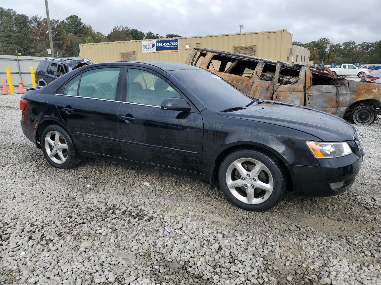 2008 Hyundai Sonata VIN 5NPEU46F78H344534 Copart auction photo, rear end / front end damage thumbnail 4