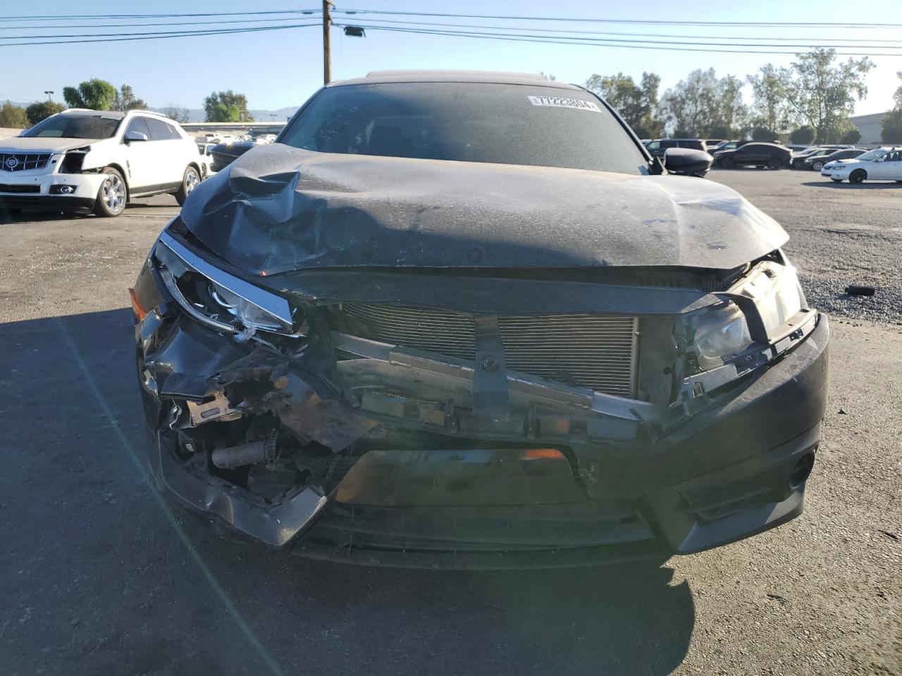2017 Honda Civic VIN 2HGFC1F33HH632248 Copart auction photo, front end / side damage thumbnail 5