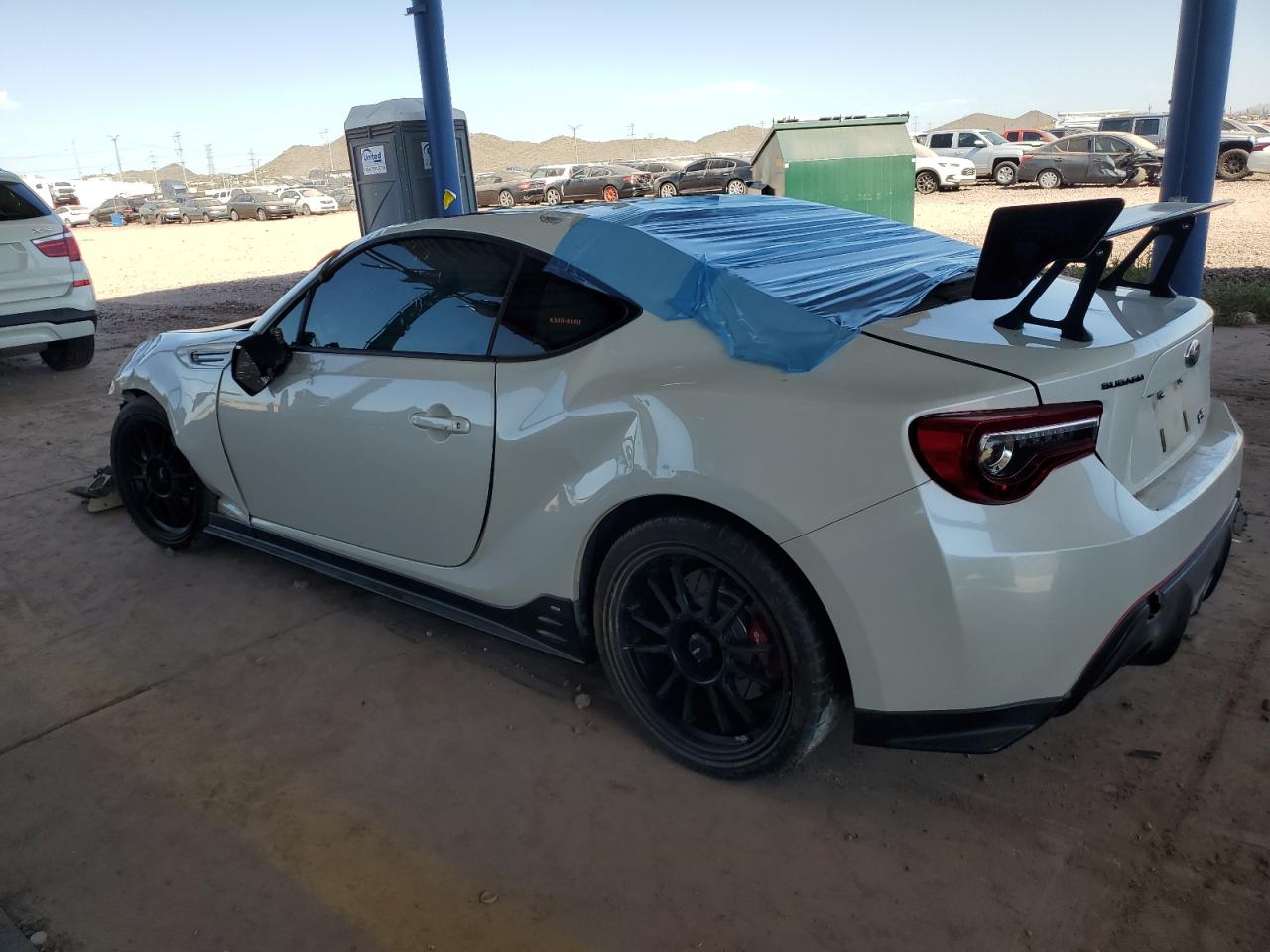 2018 Subaru BRZ VIN JF1ZCAD12J9600920 Copart auction photo, top/roof / front end damage thumbnail 2