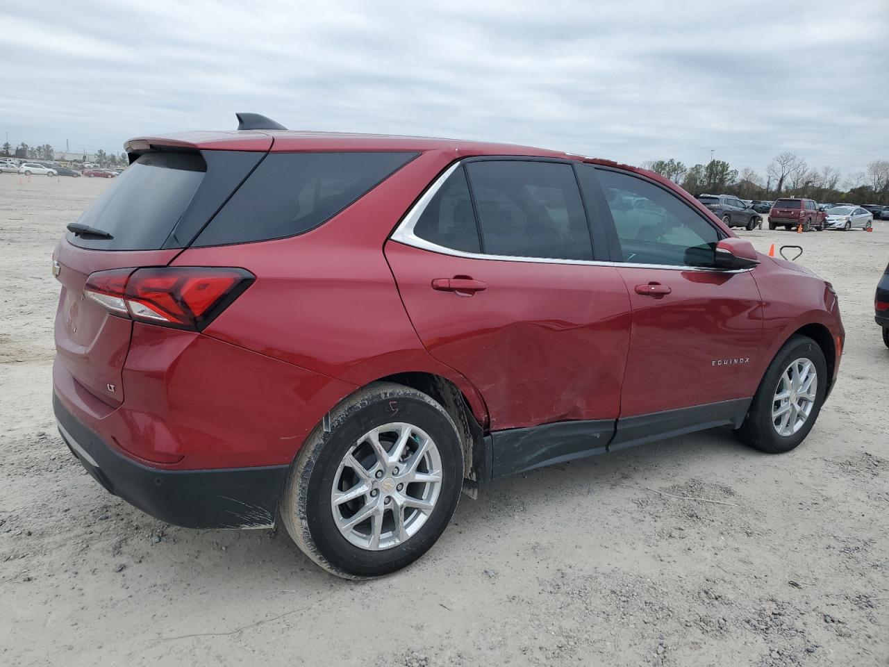 2022 Chevrolet Equinox VIN 3GNAXKEV2NL147129 Copart auction photo, rollover / side damage thumbnail 3