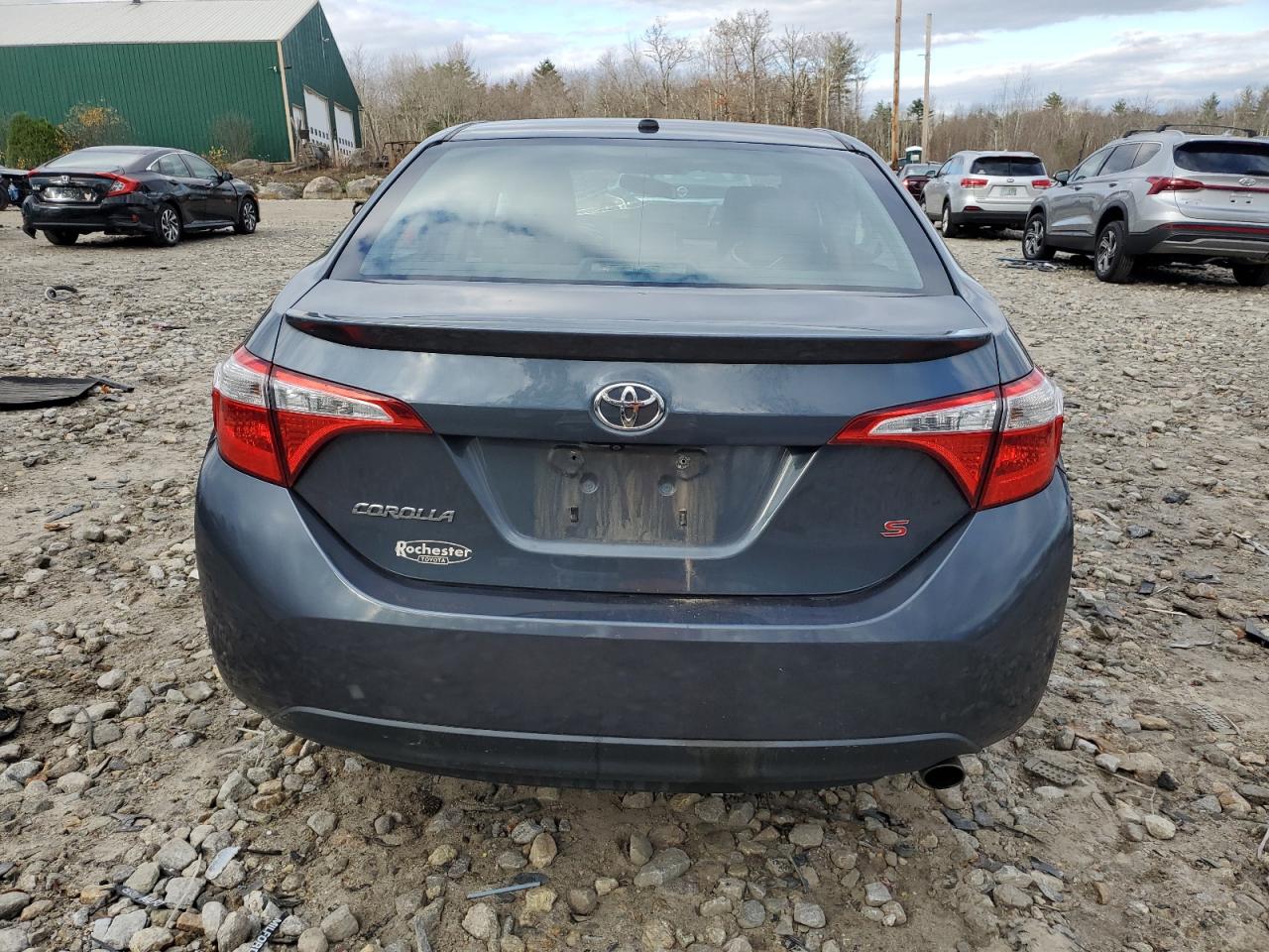 2015 Toyota Corolla VIN 2T1BURHE0FC455303 Copart auction photo, front end / minor dent/scratches damage thumbnail 6