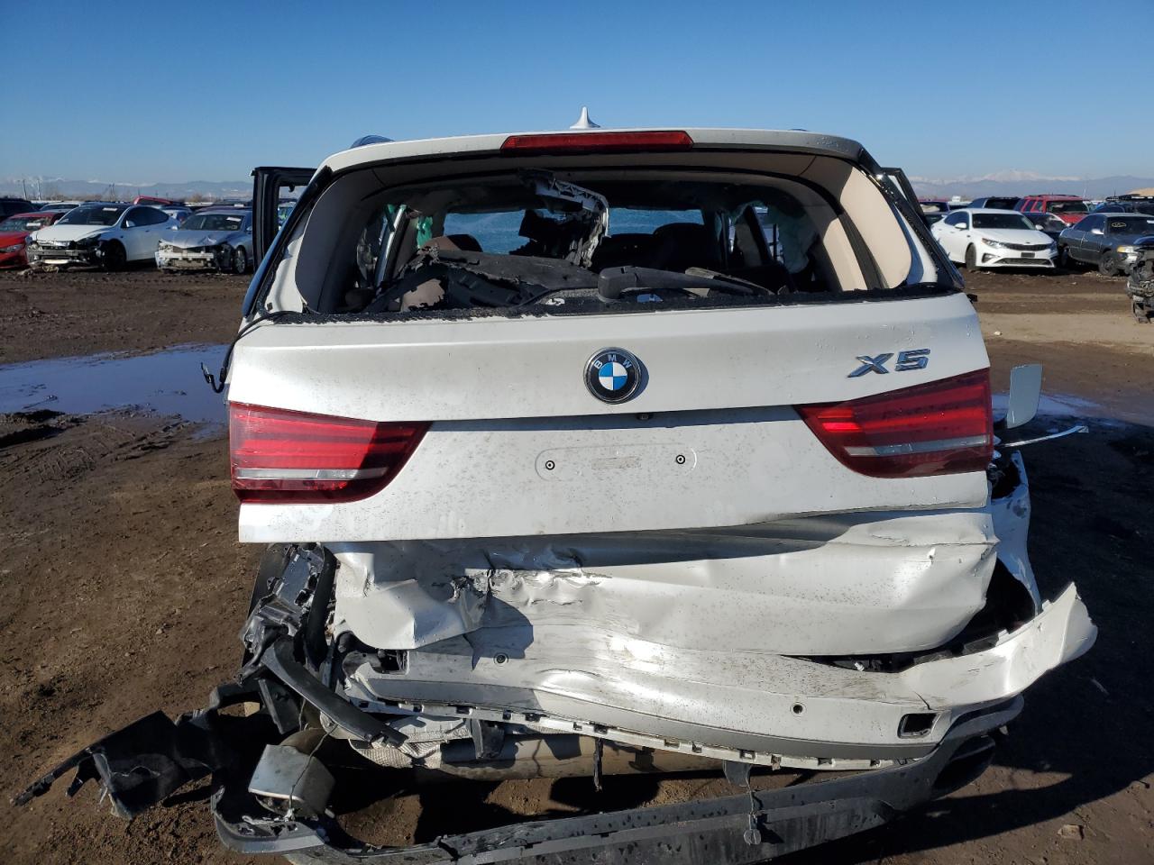 2015 BMW X5 VIN 5UXKR6C51F0J75616 Copart auction photo, rollover damage thumbnail 6