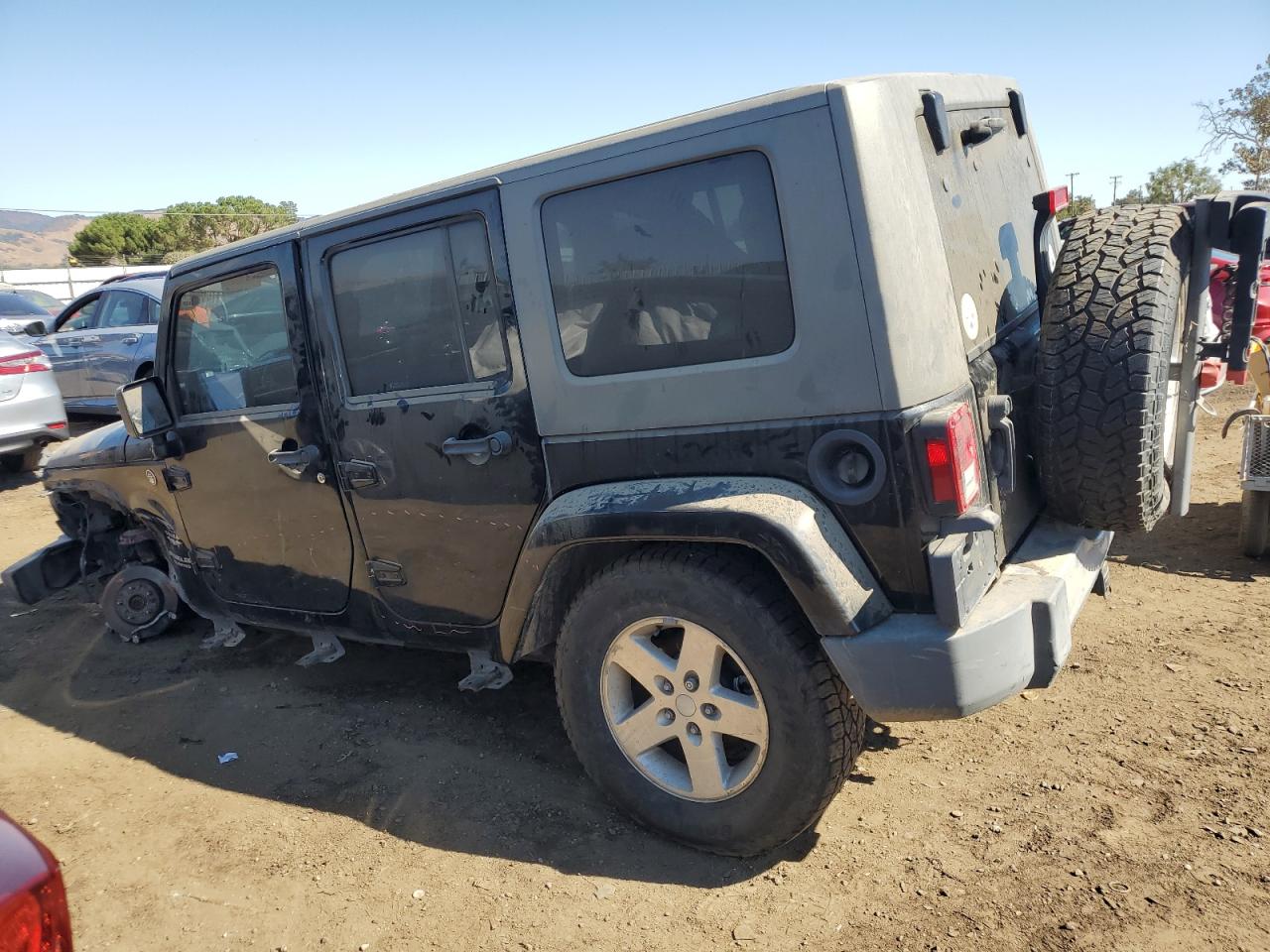 2008 Jeep Wrangler VIN 1J8GA59198L572045 Copart auction photo, all over damage thumbnail 2