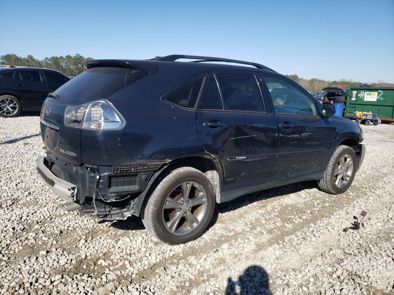 2007 Lexus RX VIN JTJHW31U472023779 Copart auction photo, front end / rear end damage thumbnail 3