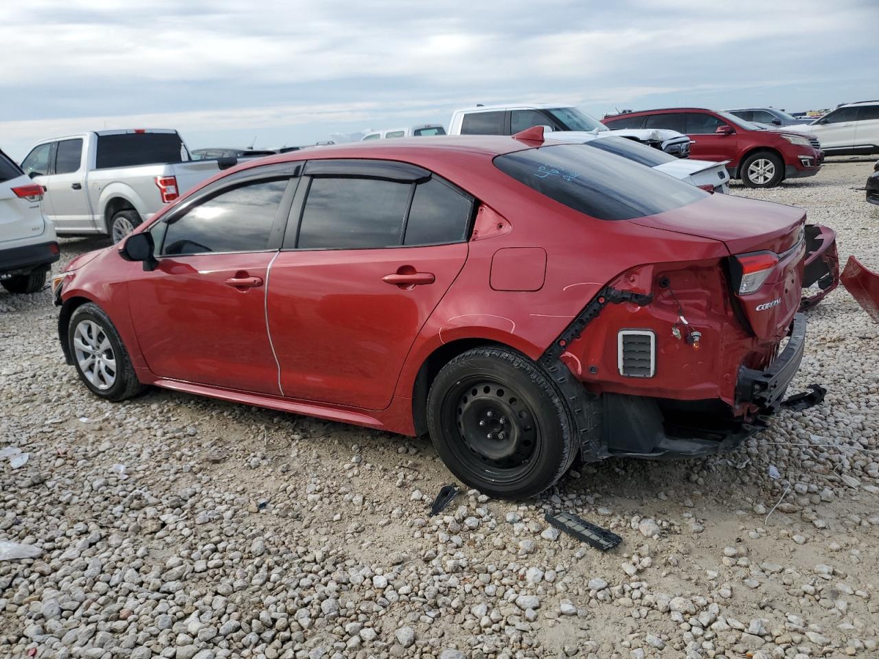 2021 Toyota Corolla VIN JTDEPMAE2MJ166250 Copart auction photo, rear end / front end damage thumbnail 2