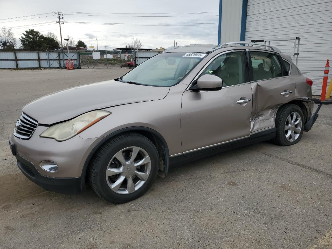 2008 Infiniti EX VIN JNKAJ09F58M355998 - Copart auction photo