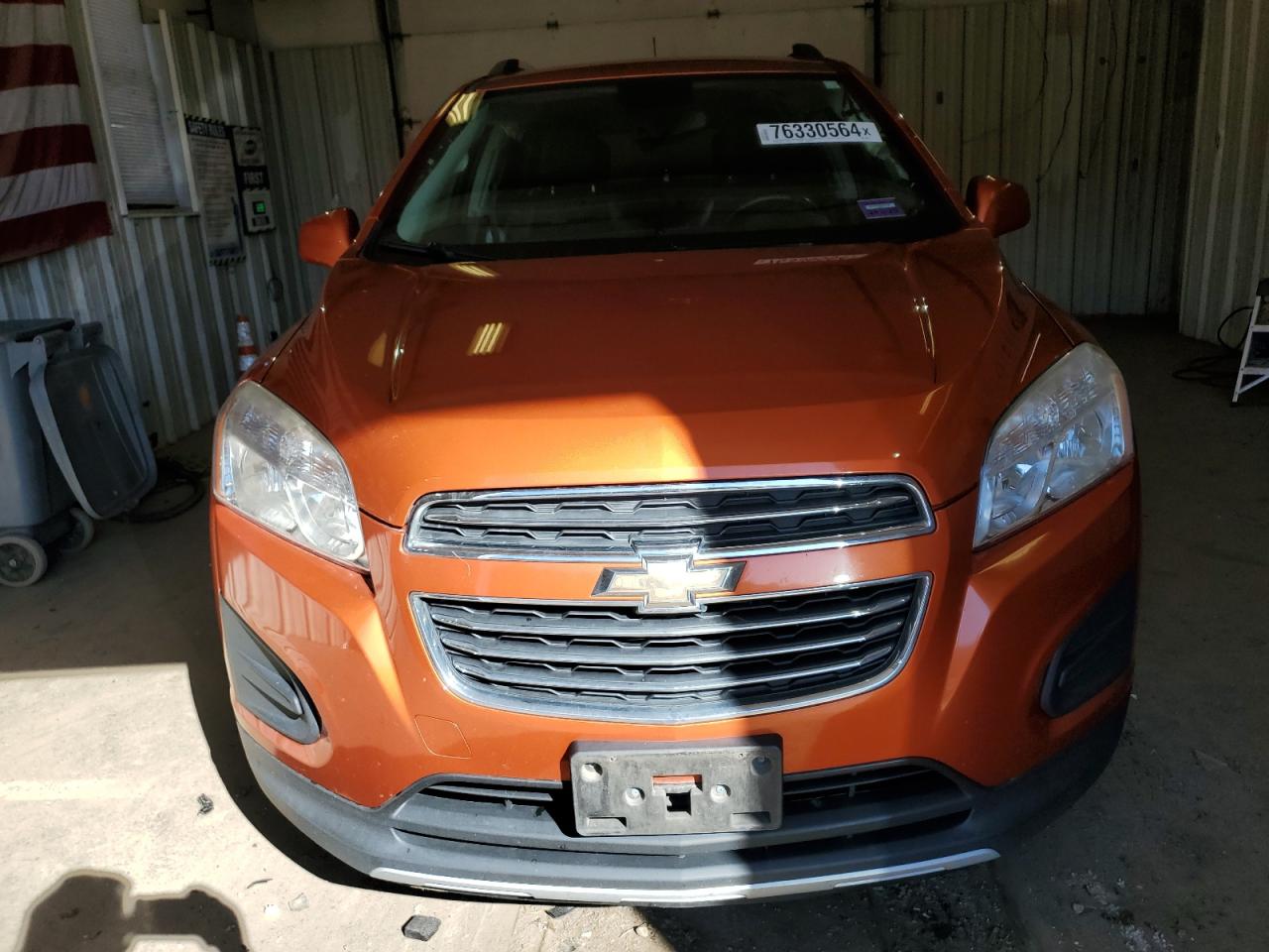 2015 Chevrolet Trax VIN KL7CJRSBXFB060911 Copart auction photo, side / rear end damage thumbnail 5