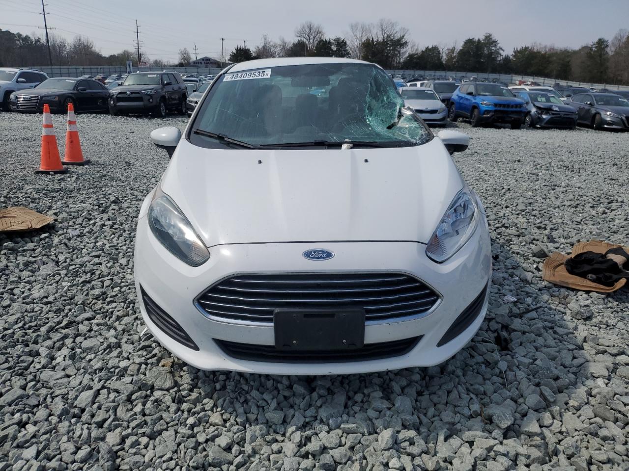 2019 Ford Fiesta VIN 3FADP4BJ0KM156104 Copart auction photo, side damage thumbnail 5