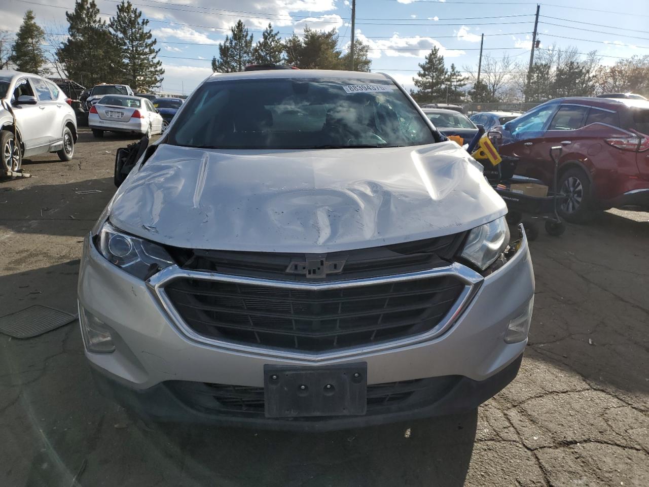 2018 Chevrolet Equinox VIN 3GNAXSEV9JS553893 Copart auction photo, all over damage thumbnail 5