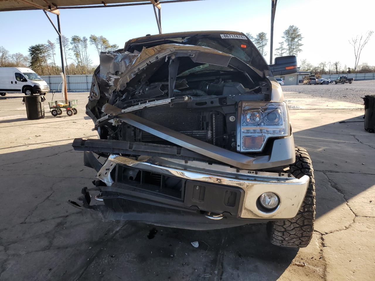 2014 Ford F-150 VIN 1FTFW1ET1EFA50962 Copart auction photo, all over damage thumbnail 5