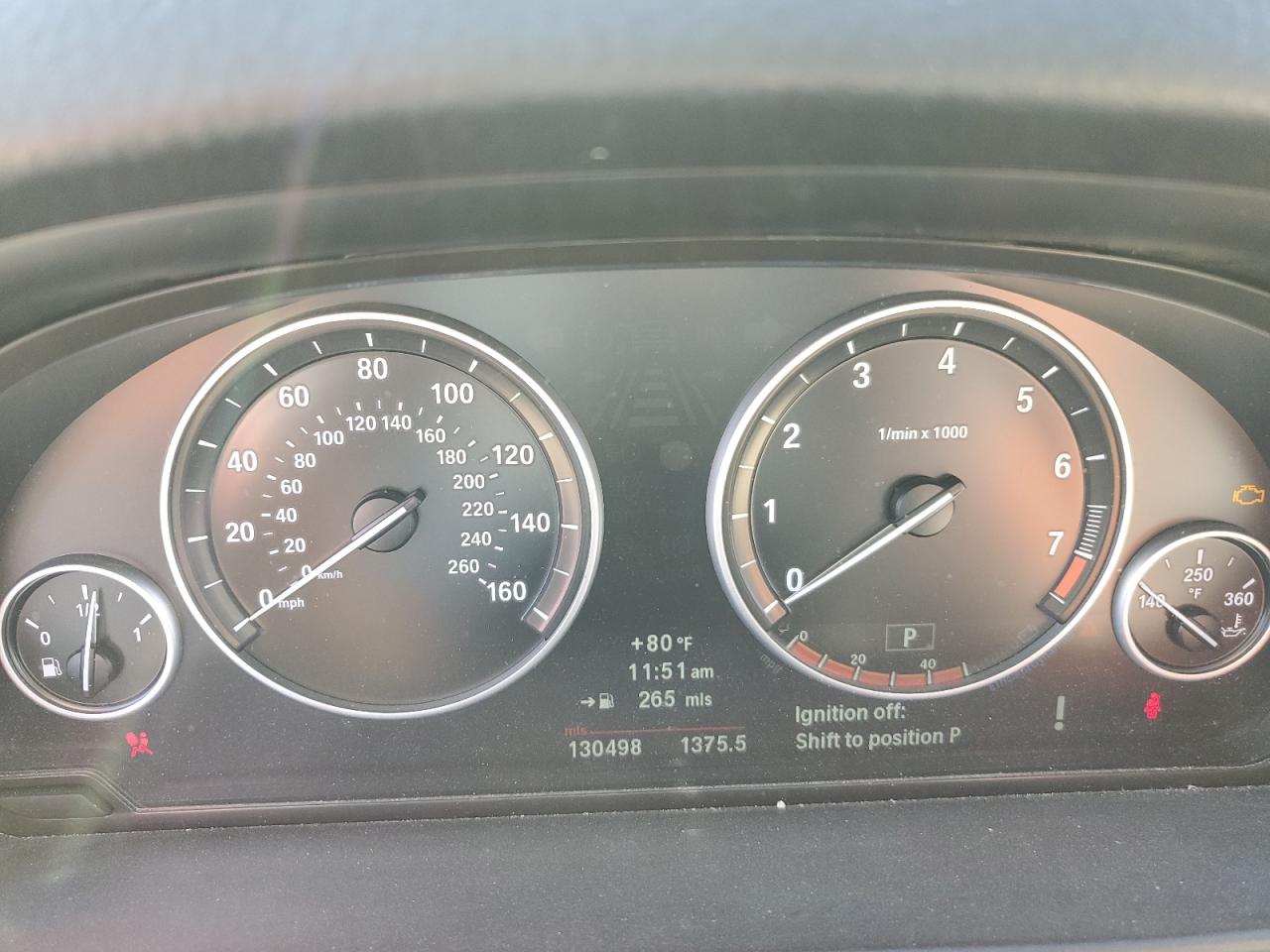 2011 BMW 5er VIN WBAFR7C55BC807547 Copart auction photo, all over damage thumbnail 9