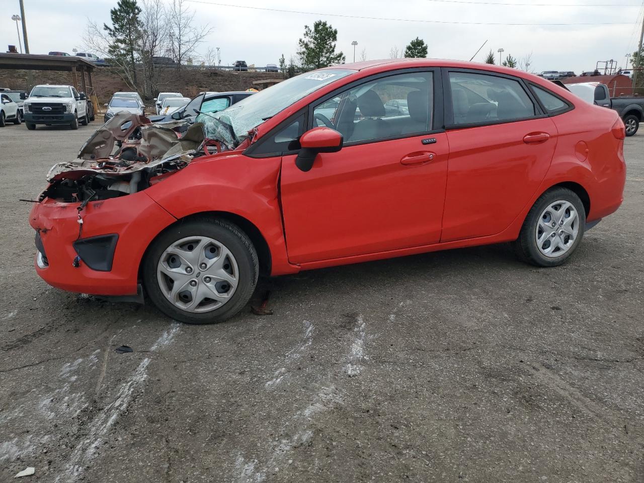 2012 Ford Fiesta VIN 3FADP4BJXCM117439 - Copart auction photo