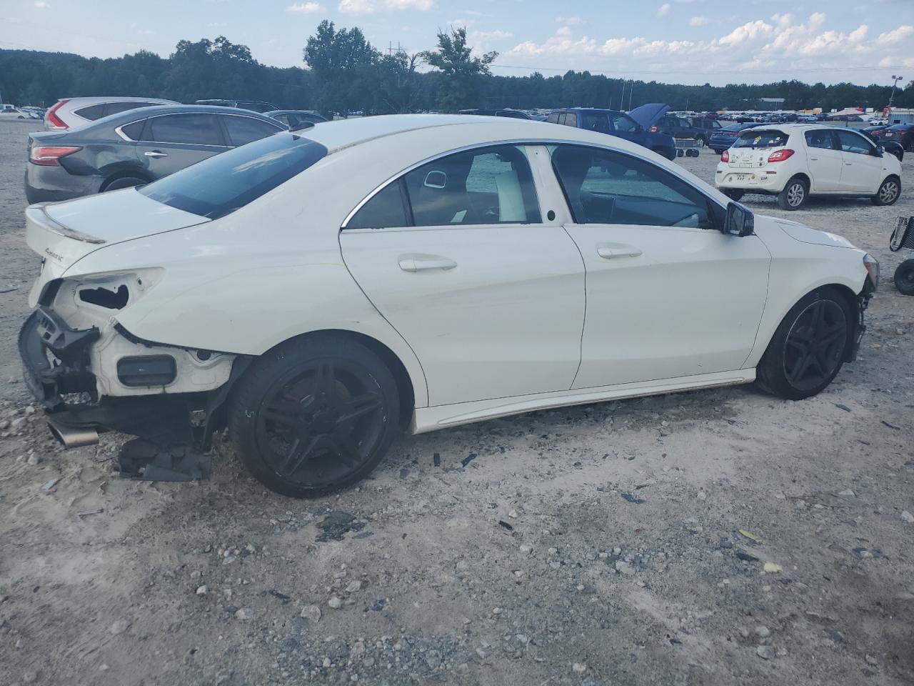 2014 Mercedes-Benz CLA-klasse VIN WDDSJ4GB5EN104469 Copart auction photo, all over damage thumbnail 3