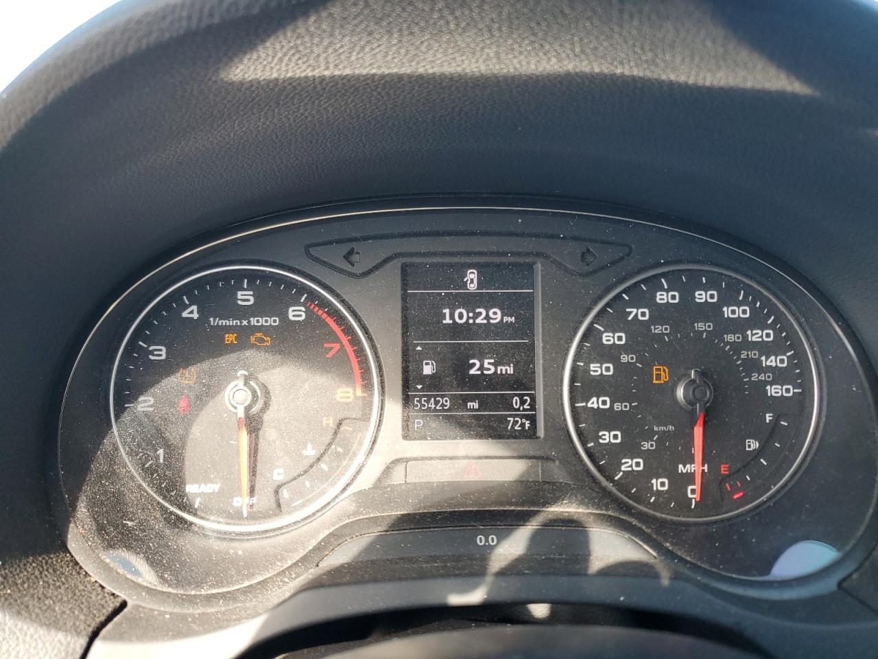 2018 Audi A3 VIN WAUAUGFF1J1016861 Copart auction photo, front end damage thumbnail 9