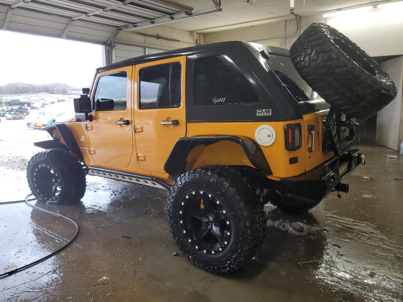 2012 Jeep Wrangler VIN 1C4HJWFG5CL207767 Copart auction photo, front end / undercarriage damage thumbnail 2