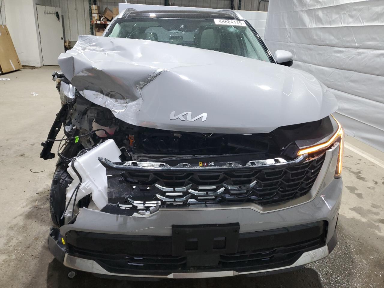 2025 KIA Sorento VIN 5XYRLDJC7SG322033 Copart auction photo, front end / side damage thumbnail 5