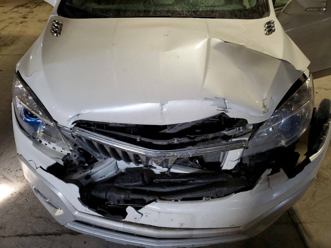 2016 Buick Encore VIN KL4CJHSB1GB715174 Copart auction photo, front end / frame damage damage thumbnail 12