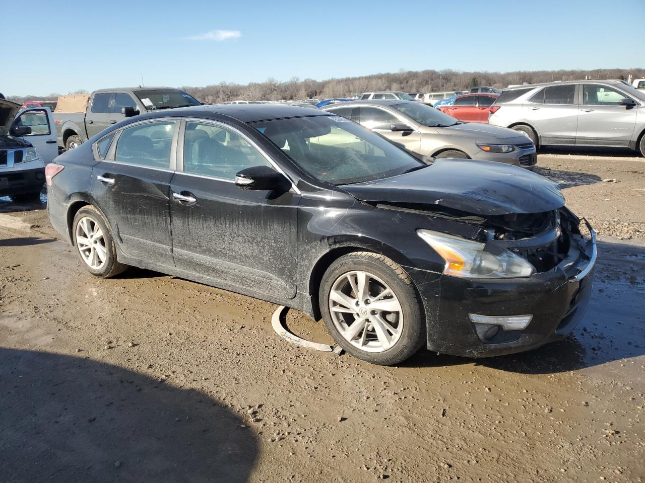 2014 Nissan Altima VIN 1N4AL3AP3EC122484 Copart auction photo, front end damage thumbnail 4