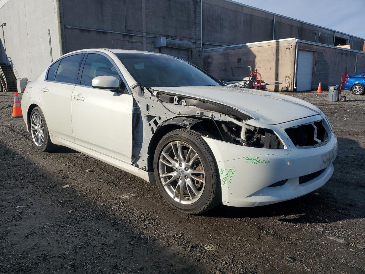 2008 Infiniti G VIN JNKBV61E28M210562 Copart auction photo, front end / minor dent/scratches damage thumbnail 4