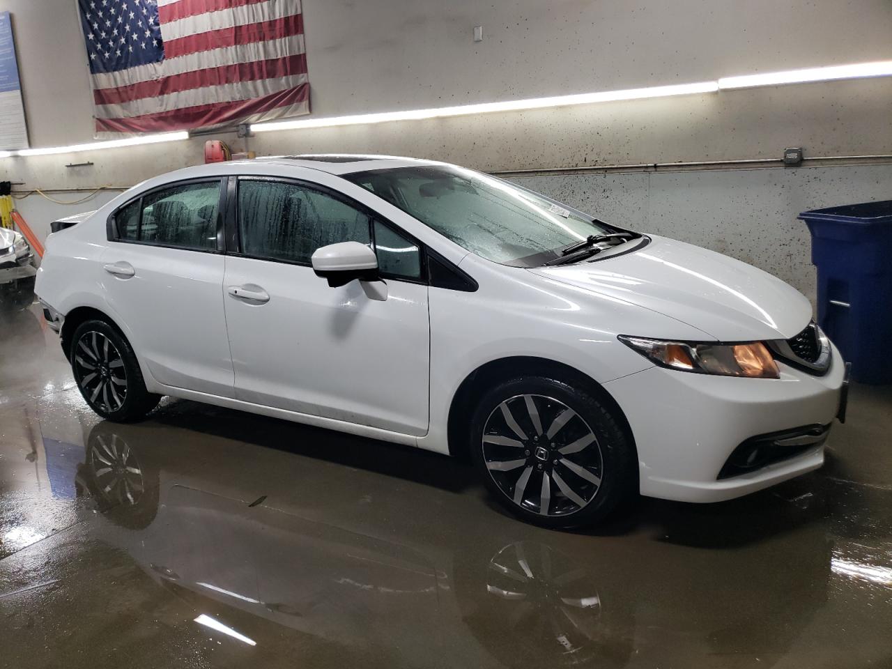 2014 Honda Civic VIN 19XFB2F92EE068918 Copart auction photo, rear end damage thumbnail 4