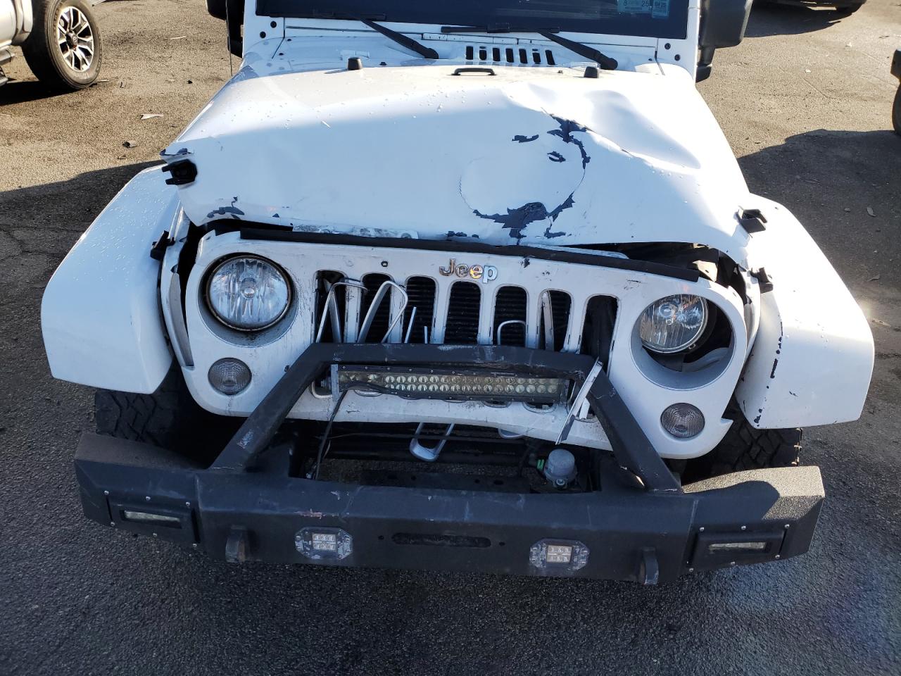 2016 Jeep Wrangler VIN 1C4HJWEGXGL221932 Copart auction photo, front end damage thumbnail 12