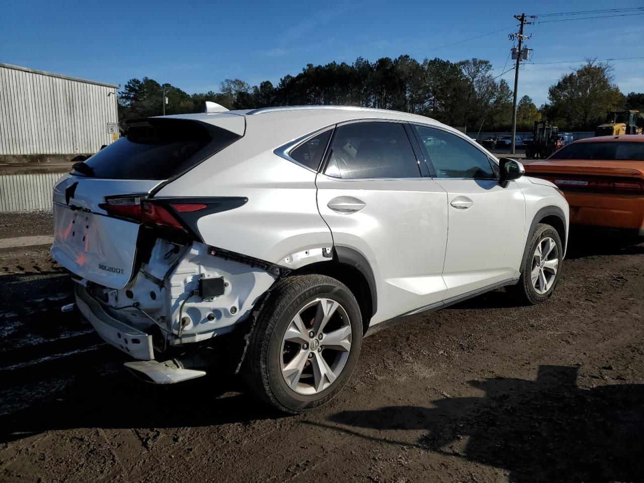 2017 Lexus NX VIN JTJYARBZ8H2056247 Copart auction photo, rear end damage thumbnail 3