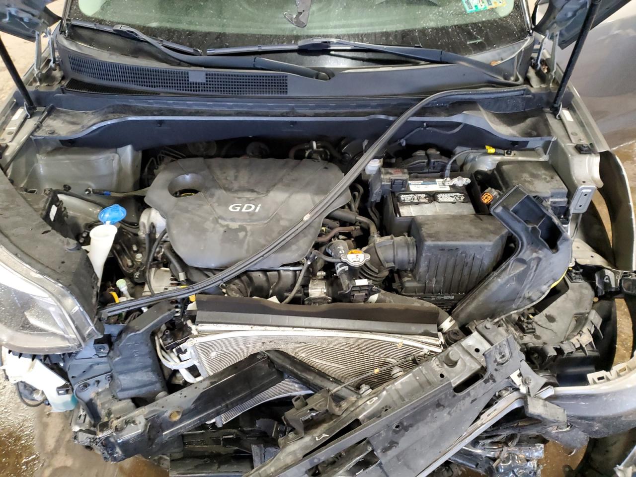 2016 KIA Soul VIN KNDJN2A24G7385842 Copart auction photo, front end / side damage thumbnail 12