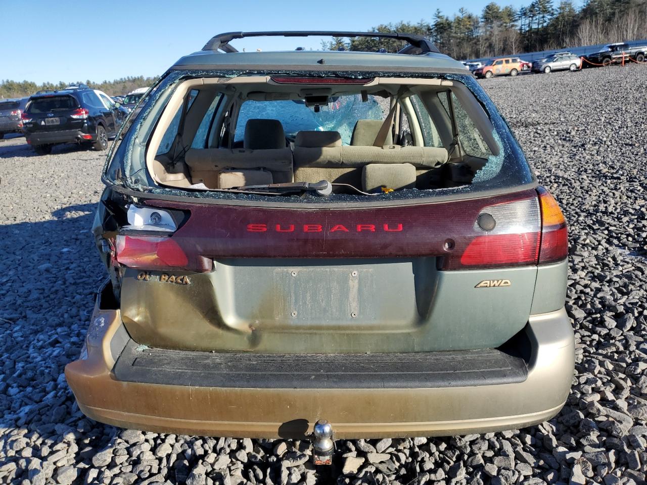2003 Subaru Legacy VIN 4S3BH675337623002 Copart auction photo, all over damage thumbnail 6