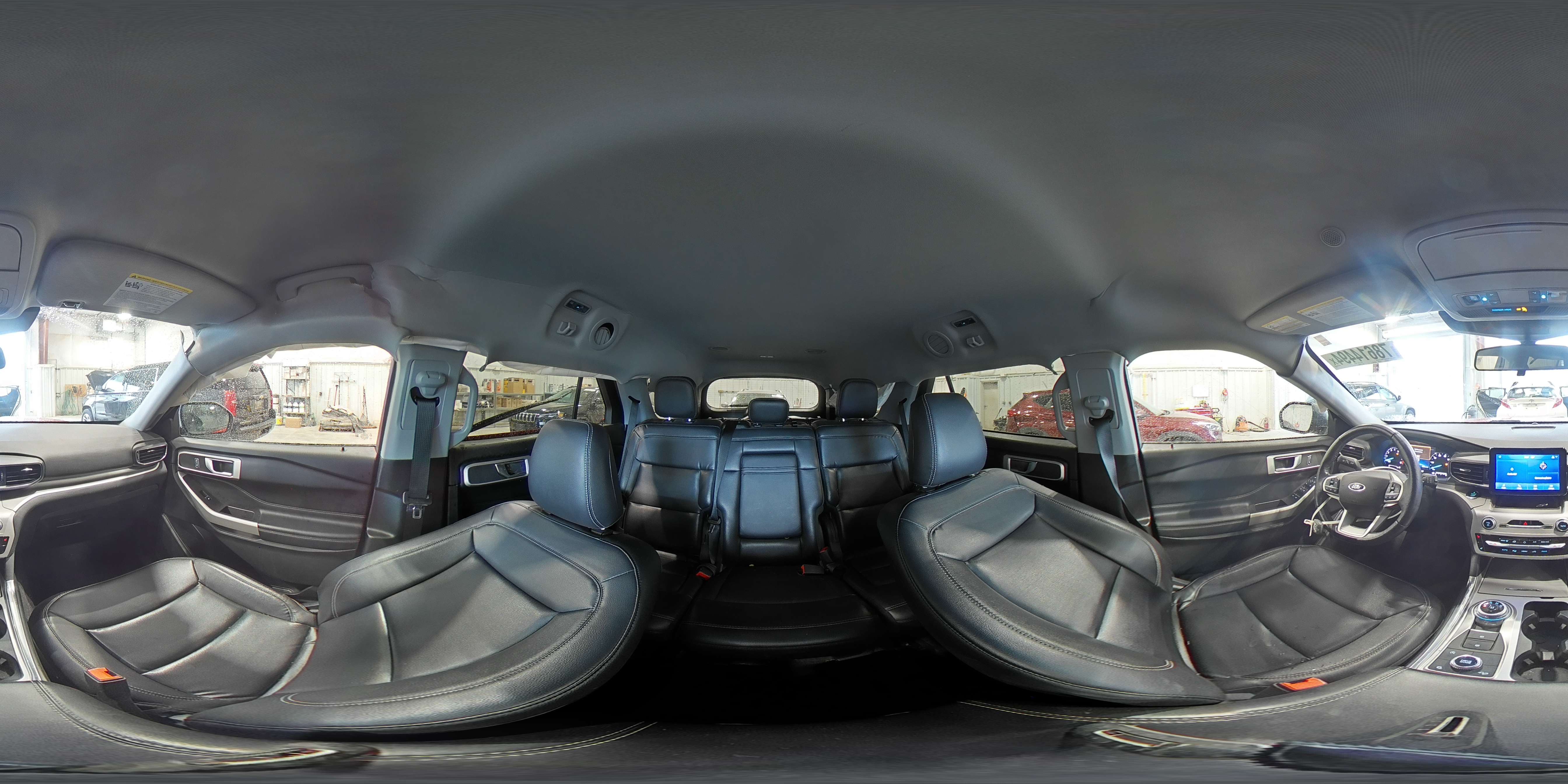 2020 Ford Explorer VIN 1FMSK8DH9LGC97696 Copart auction photo, side / rear end damage thumbnail 14
