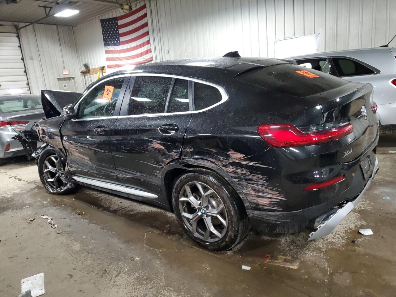 2024 BMW X4 VIN 5UX33DT09R9W80897 Copart auction photo, front end / all over damage thumbnail 2