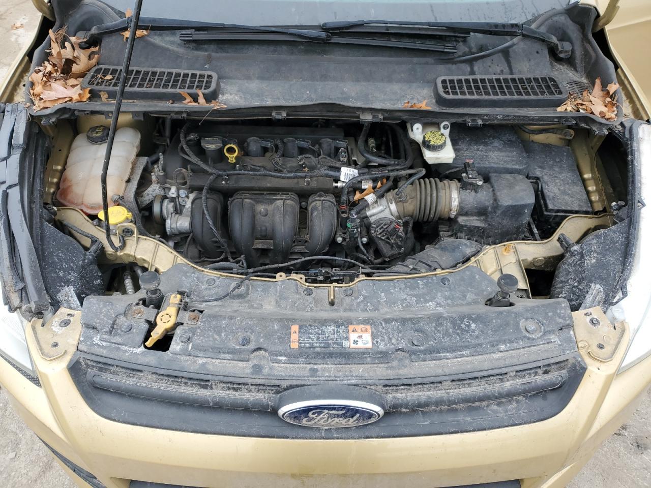 2014 Ford Escape VIN 1FMCU0F71EUC05389 Copart auction photo, front end / undercarriage damage thumbnail 14
