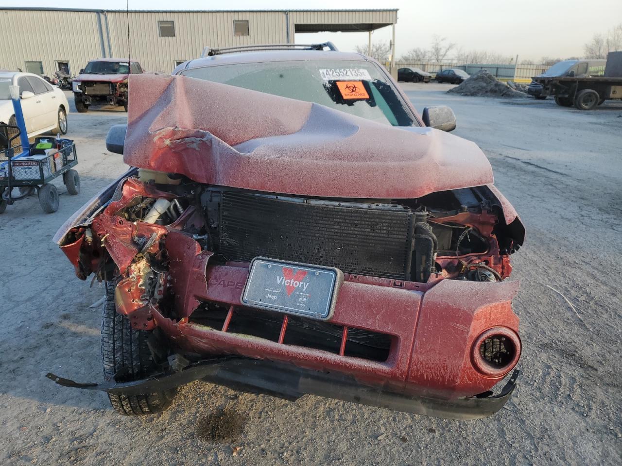 2012 Ford Escape VIN 1FMCU0DG4CKC35076 Copart auction photo, front end damage thumbnail 5
