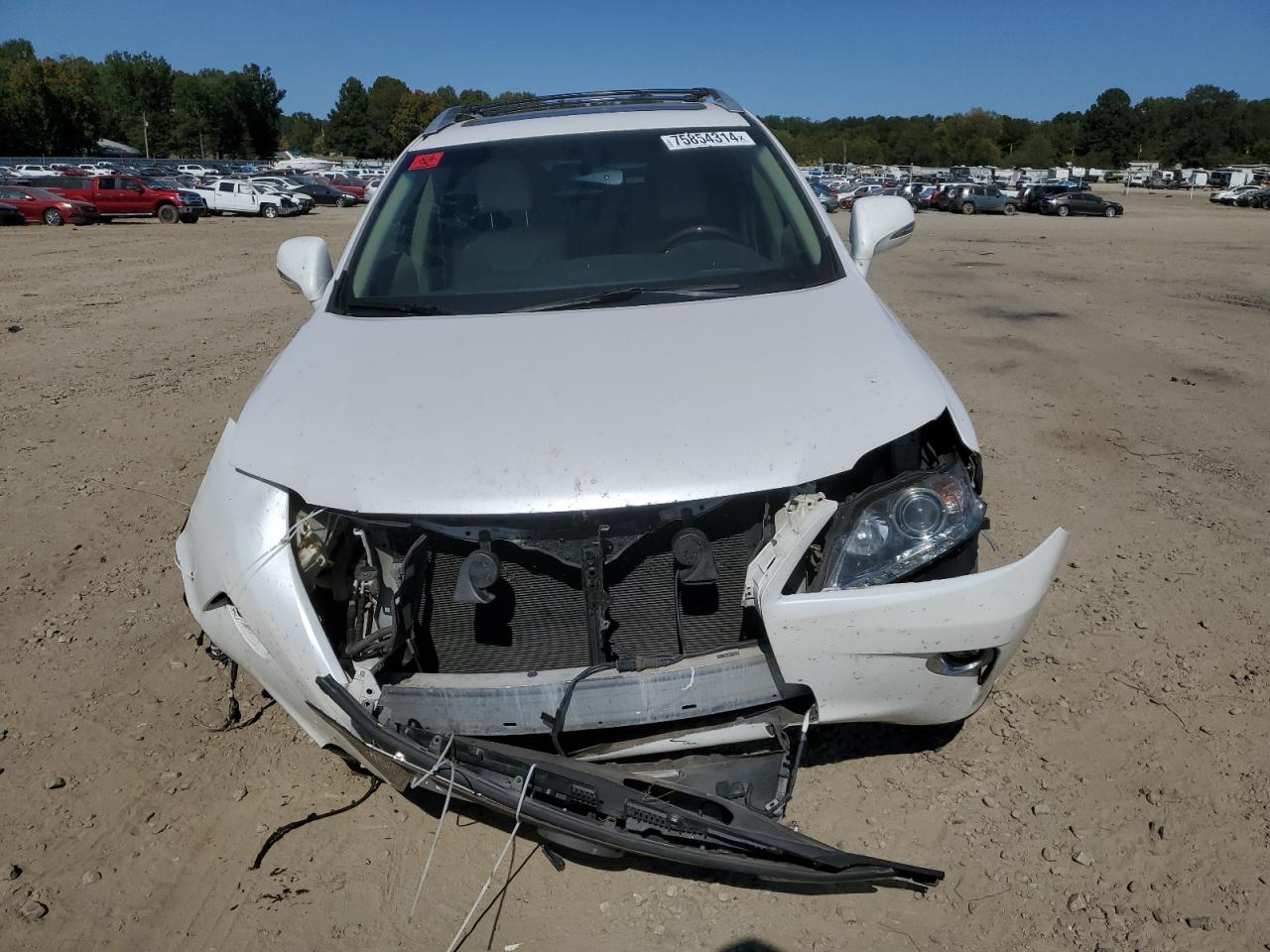2015 Lexus RX VIN 2T2ZK1BA3FC155164 Copart auction photo, front end / minor dent/scratches damage thumbnail 5