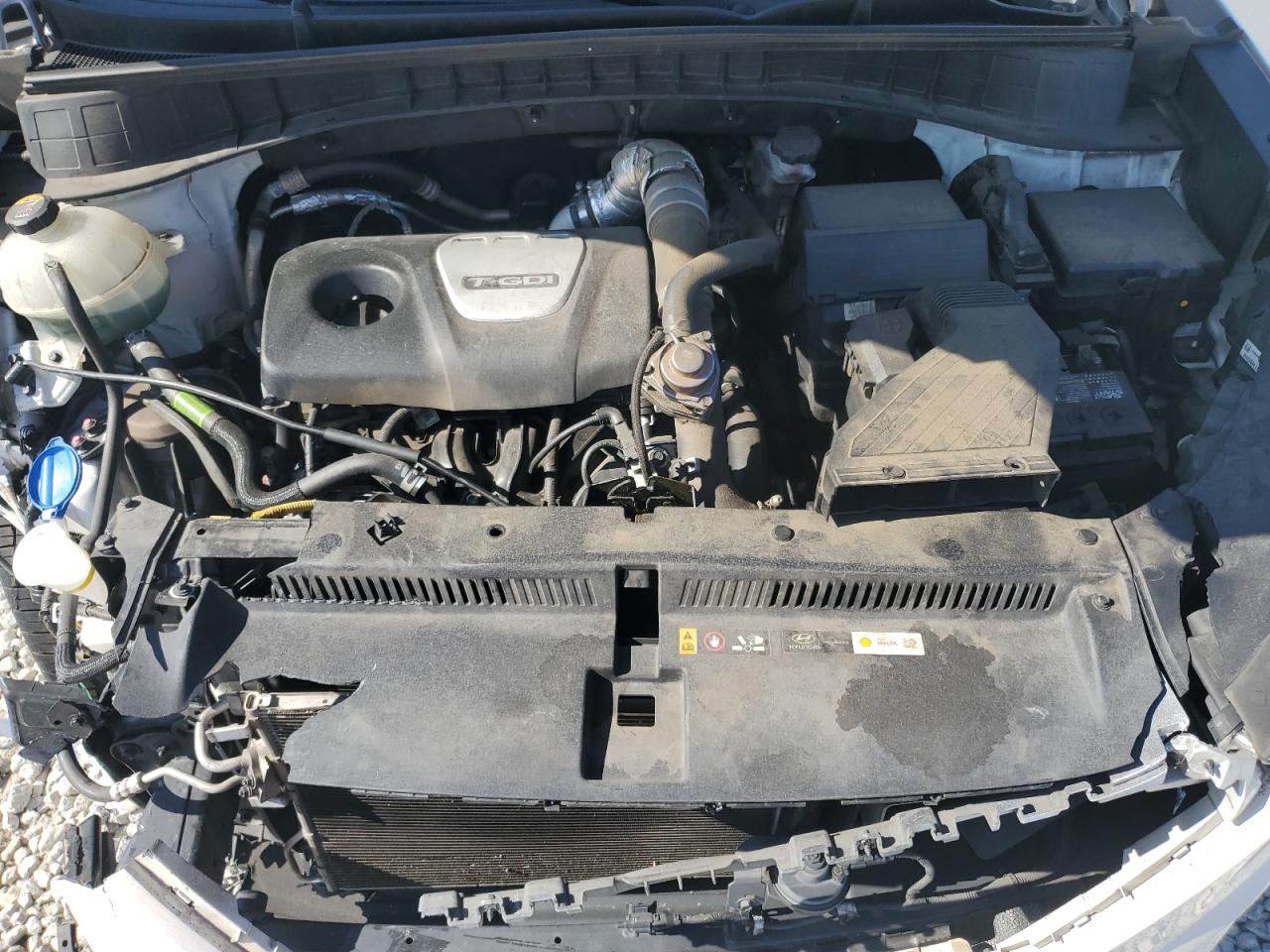 2018 Hyundai Tucson VIN KM8J33A20JU705786 Copart auction photo, front end / undercarriage damage thumbnail 12