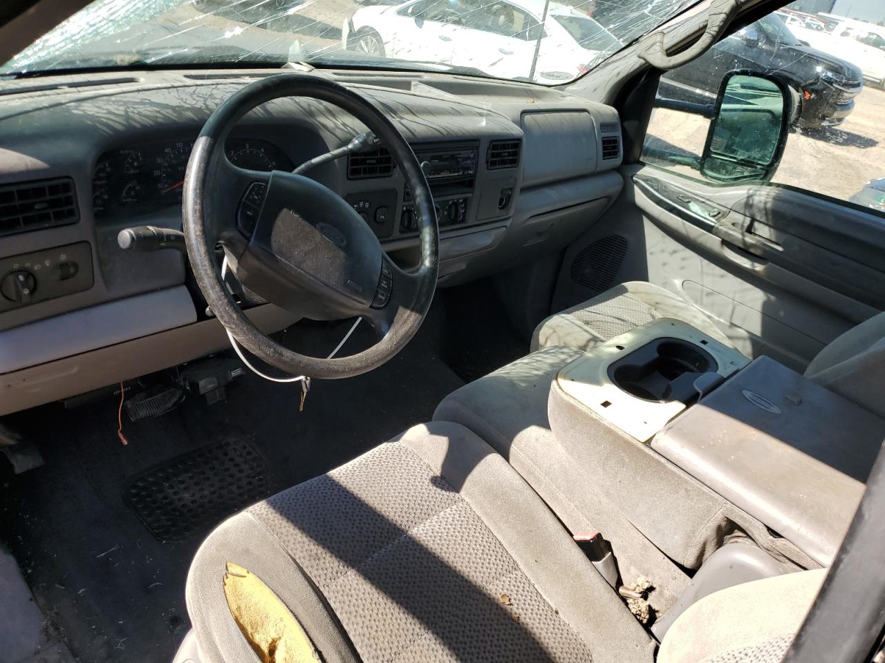 2001 Ford F250 VIN 1FTNW21S51ED07751 Copart auction photo, all over / rollover damage thumbnail 8