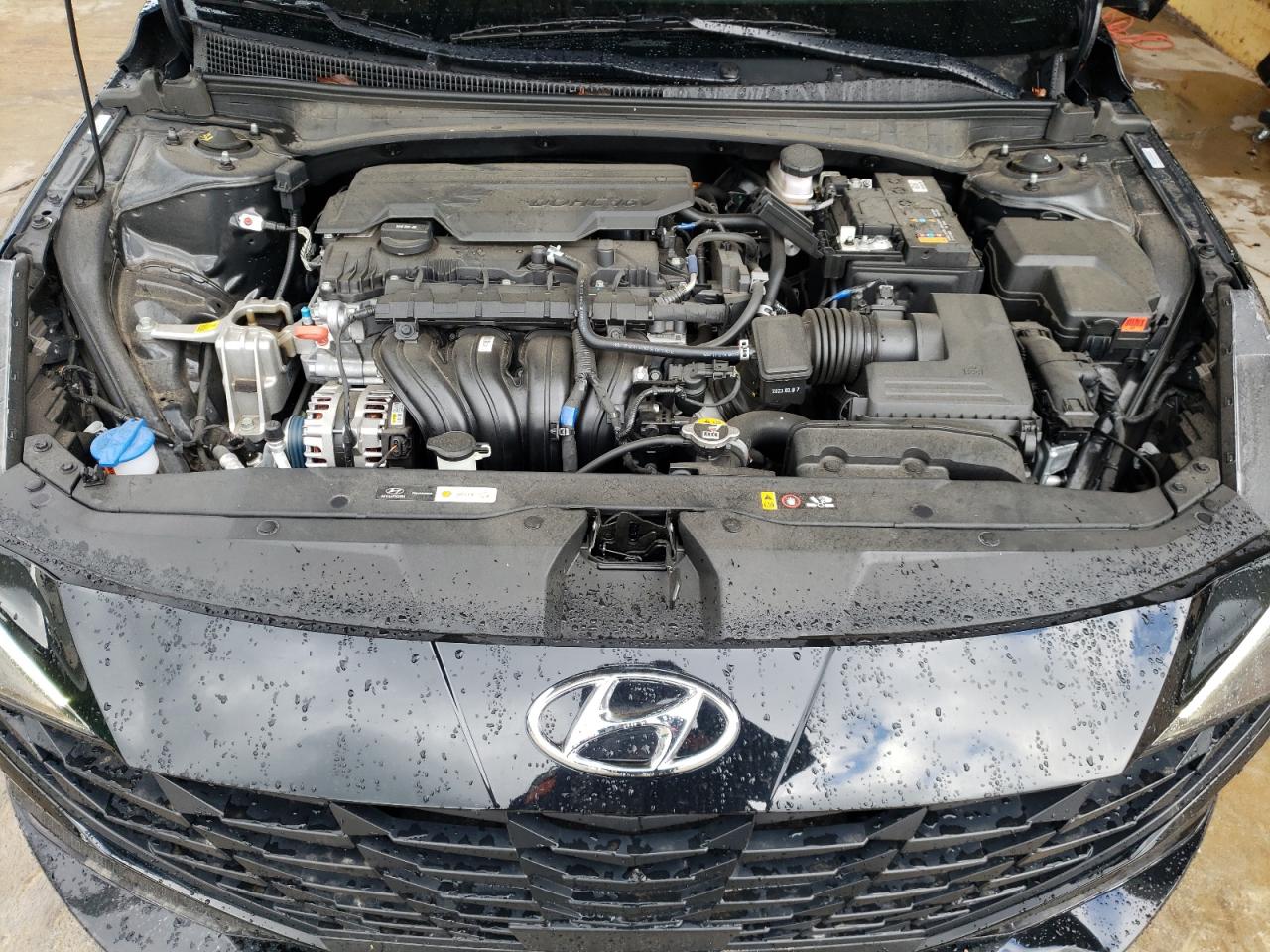 2023 Hyundai Elantra VIN KMHLS4AG9PU554274 Copart auction photo, rear end damage thumbnail 12