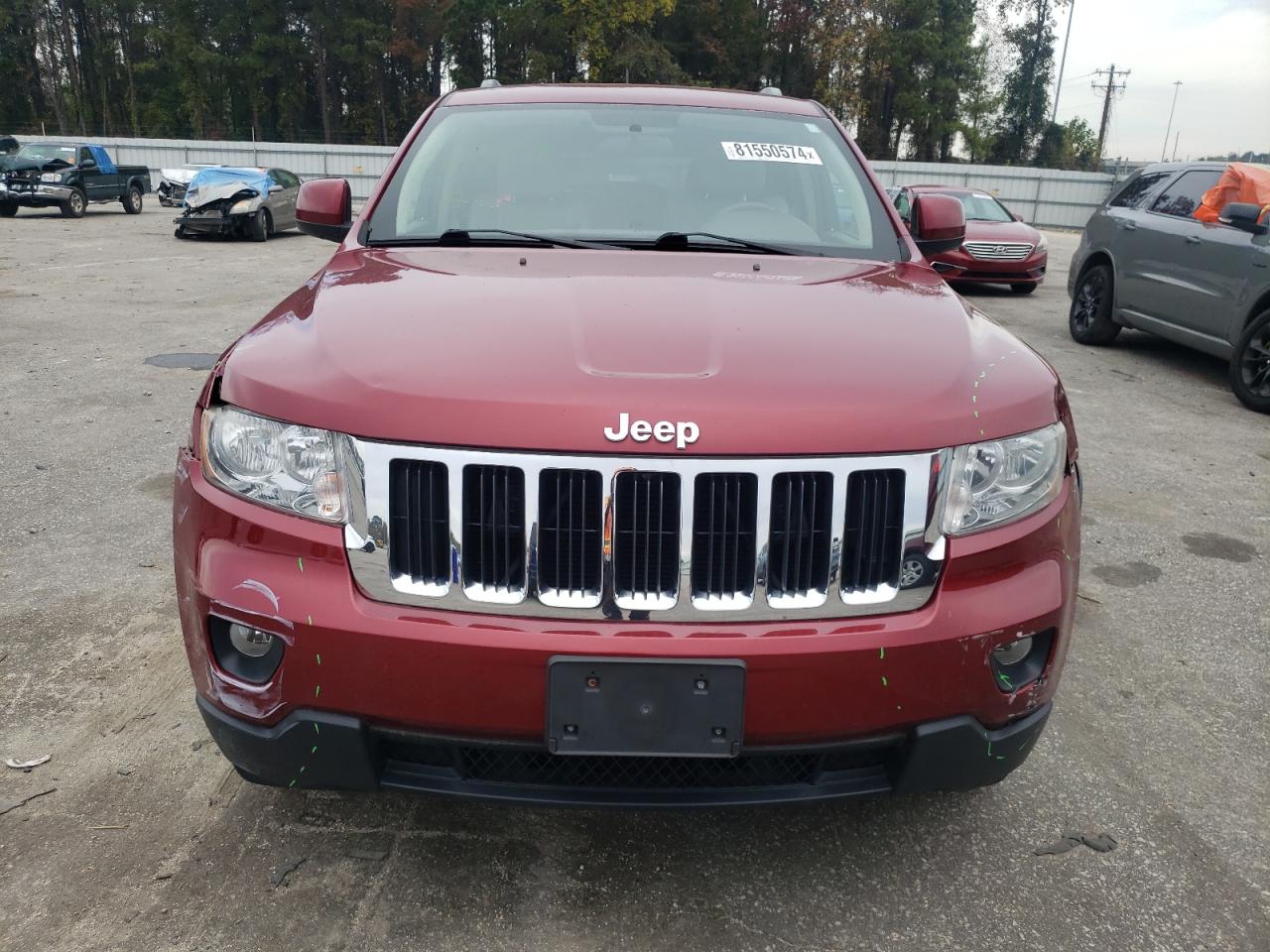 2012 Jeep Grand Cherokee VIN 1C4RJFAG4CC179763 Copart auction photo, all over damage thumbnail 5