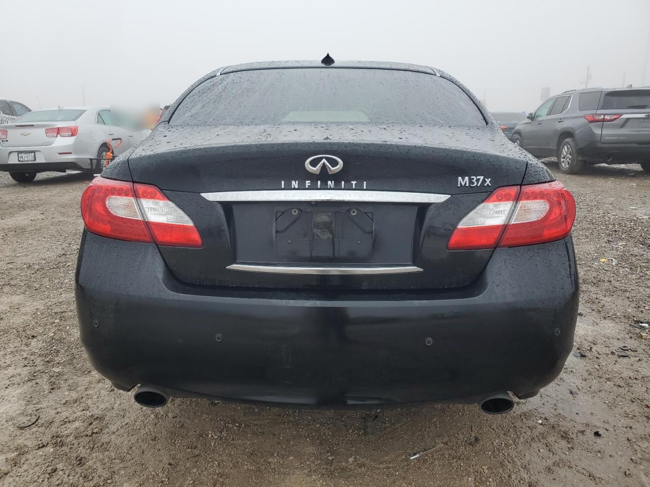 2013 Infiniti M VIN JN1BY1AR5DM601359 Copart auction photo, front end / burn - interior damage thumbnail 6