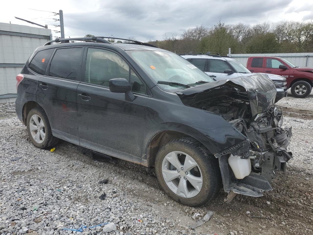 2015 Subaru Forester VIN JF2SJADC7FH823679 Copart auction photo, front end damage thumbnail 4