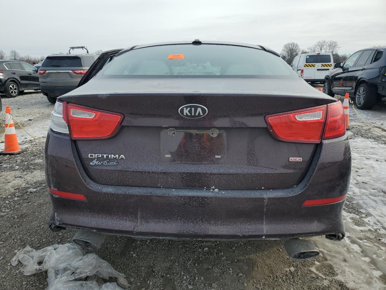 2015 KIA Optima VIN 5XXGM4A73FG468463 Copart auction photo, all over damage thumbnail 6