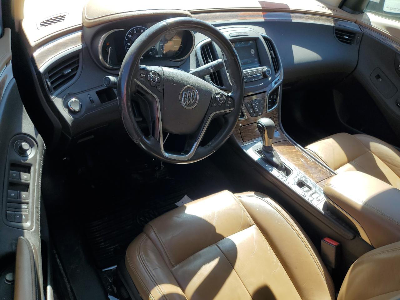 2014 Buick LaCrosse VIN 1G4GB5G31EF128253 Copart auction photo, front end / rear end damage thumbnail 8