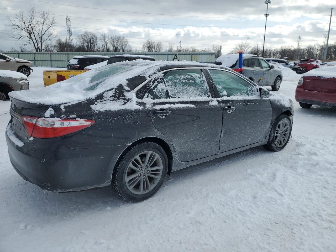 2016 Toyota Camry VIN 4T1BF1FK0GU176180 Copart auction photo, front end / rear end damage thumbnail 3