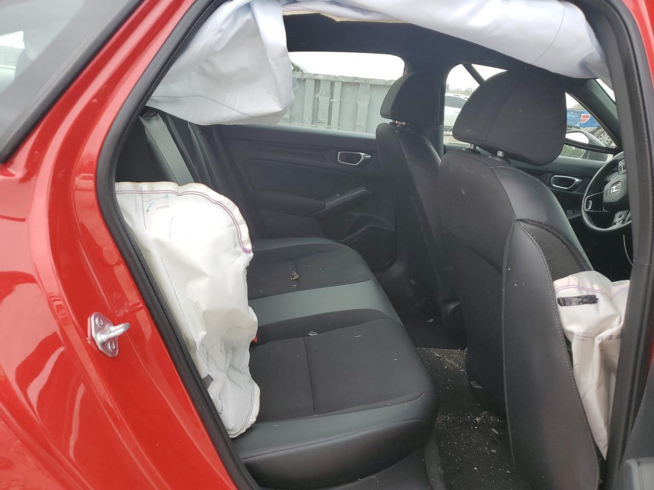 2022 Honda Civic VIN 2HGFE2F58NH571332 Copart auction photo, side damage thumbnail 11
