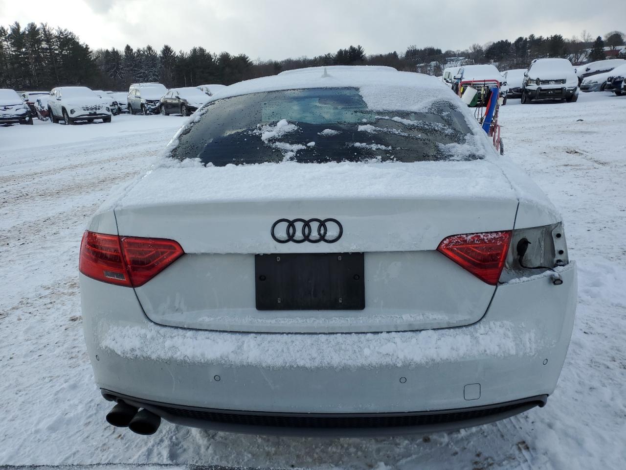 2016 Audi A5 VIN WAUM2AFRXGA032821 Copart auction photo, front end / rear end damage thumbnail 6