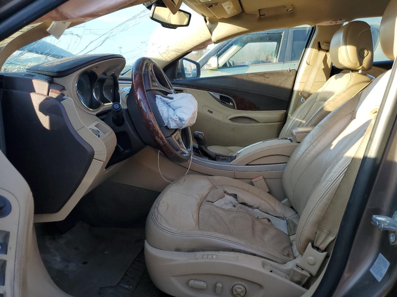2010 Buick LaCrosse VIN 1G4GE5EVXAF294728 Copart auction photo, front end damage thumbnail 7