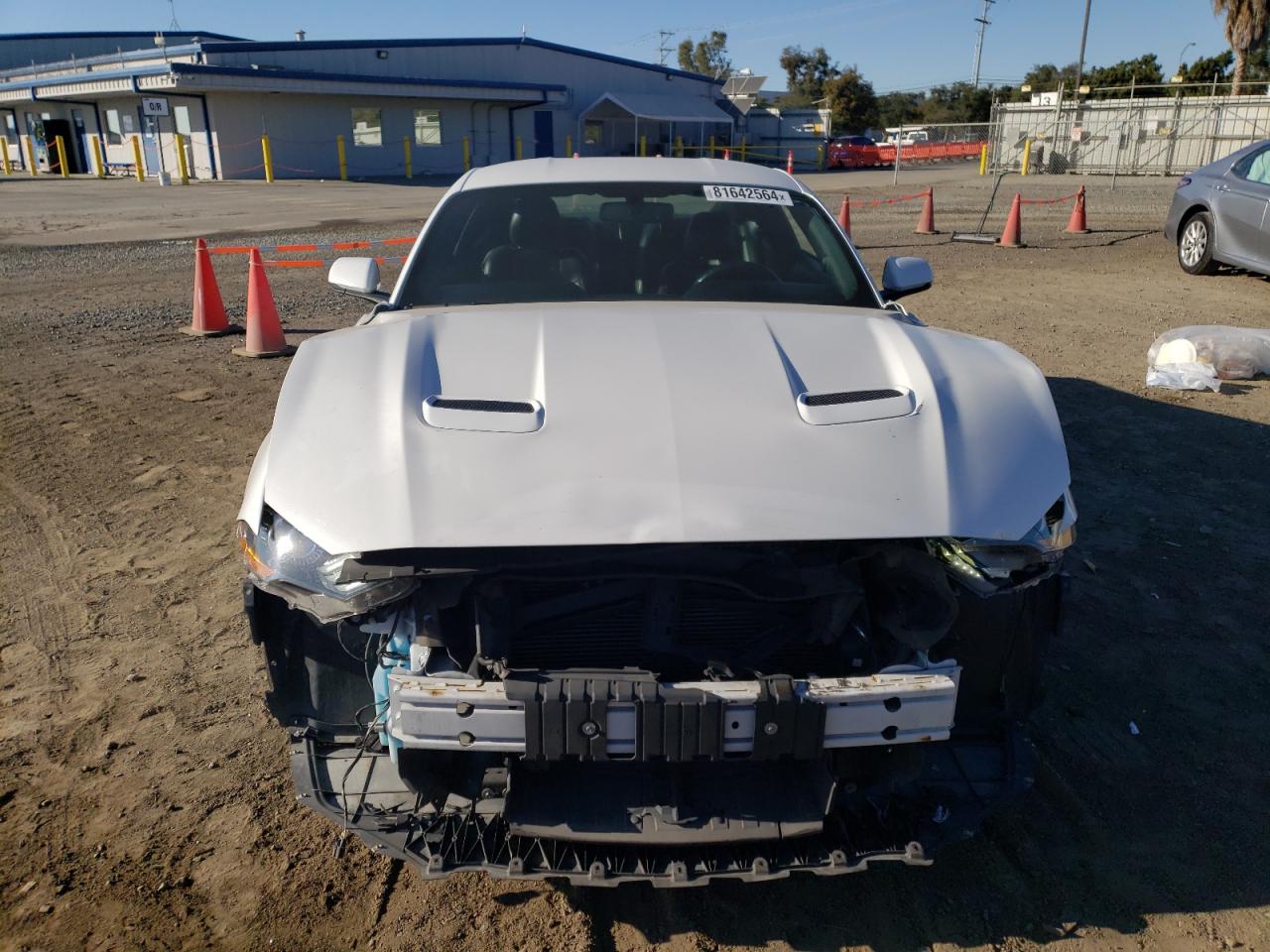 2020 Ford Mustang VIN 1FA6P8TH7L5120039 Copart auction photo, front end damage thumbnail 5