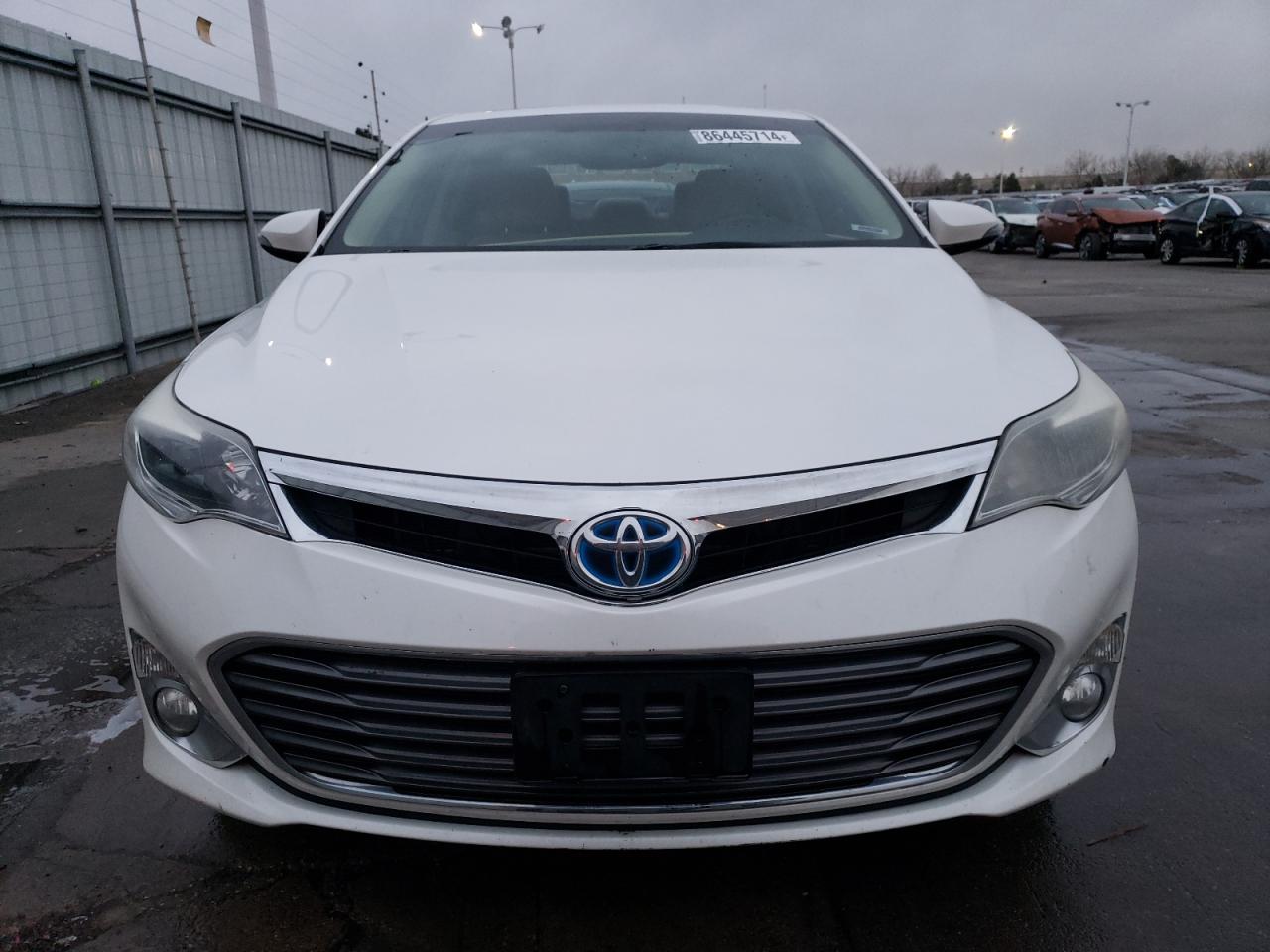 2015 Toyota Avalon VIN 4T1BD1EB4FU047610 Copart auction photo, rear end / hail damage thumbnail 5