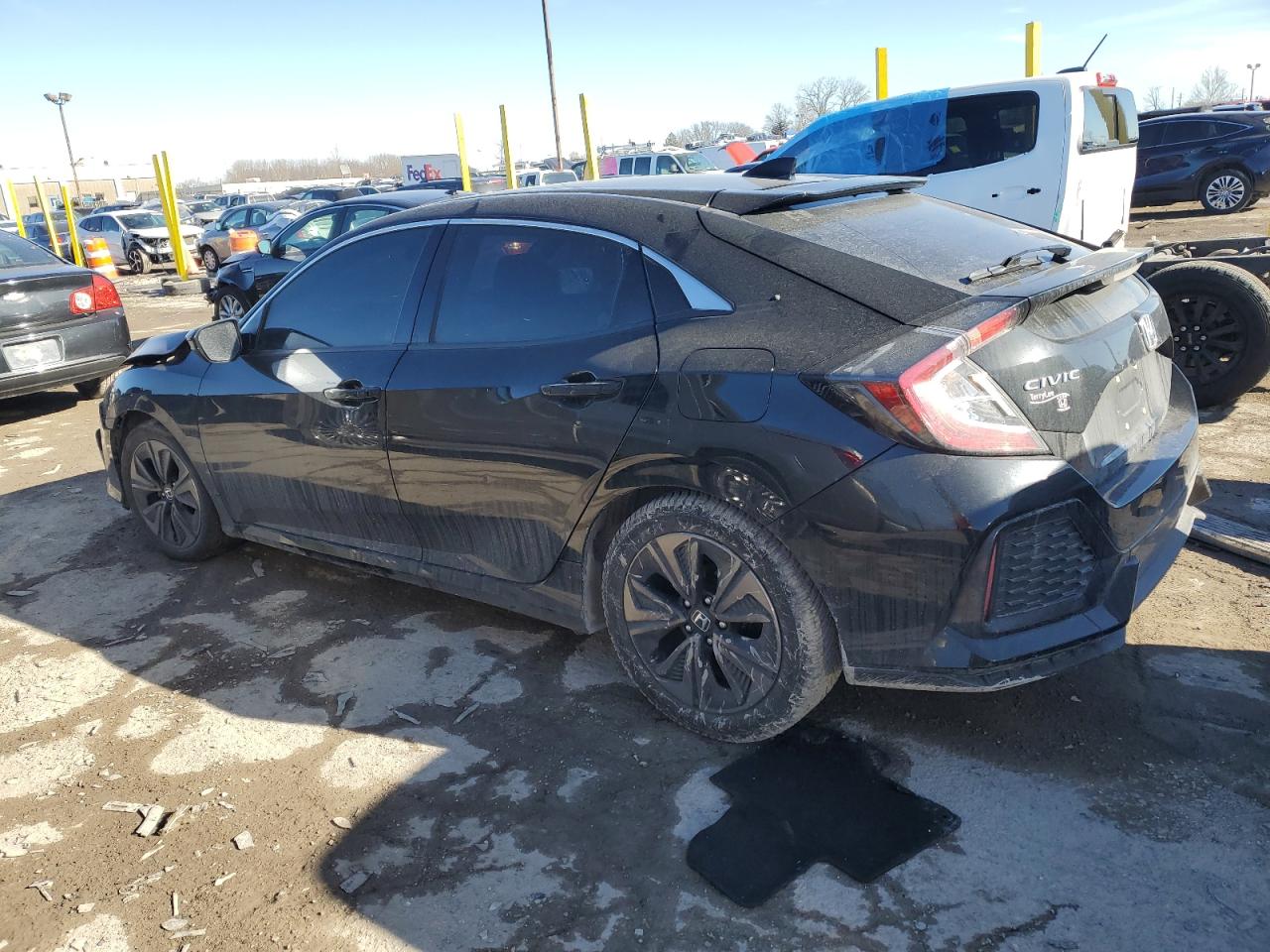 2017 Honda Civic VIN SHHFK7H74HU201149 Copart auction photo, front end / minor dent/scratches damage thumbnail 2
